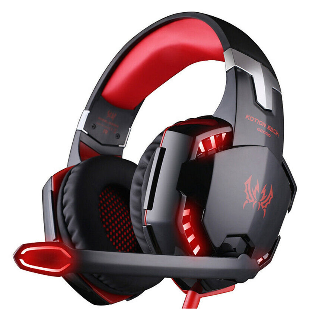G2000 Gaming Headphones (Red) (wired)