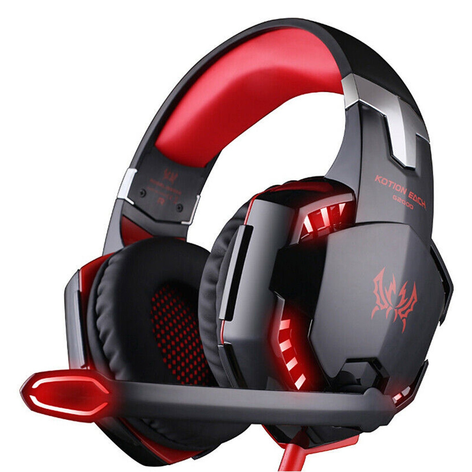 G2000 Gaming Headphones (Red) (wired)